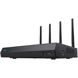 REOLINK Überwachungskamera Zubehör "NVS12W - 12-Kanal WiFi 6 NVR, unterstützt bis zu 16MP Kamera, 2TB HDD", schwarz, B:8,5cm H:27,5cm T:36cm, Überwachungskameras, 24/7 lokale Aufzeichnung, Bis zu 16TB Speicherung, 5/2,4 GHz WLAN
