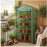 EDENIA Mini Folien Gewächshaus 4 etagig 68 x 49 x 158 cm