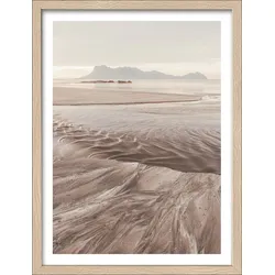 Gerahmtes Bild EBBE UND FLUT - bunt