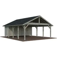 Palmako Carport Robert 40,6 m2 - grau tauchgrundiert
