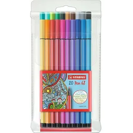 Stabilo Pen 68 Kunststoffetui 20 St.