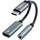 MicroConnect USB-C Adapter 0,13 m Silber