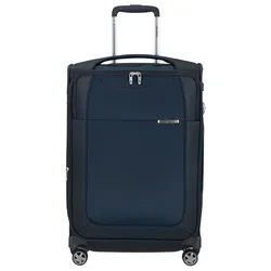 Weichgepäck-Trolley SAMSONITE "D'LITE 63", Gr. B/H/T: 42cm x 63cm x 26cm 60 l, blau (midnight blau), Nylon, Polyester, unifarben, klassisch, Koffer, Reisekoffer Weichschalenkoffer Koffer für Flugreisen TSA-Zahlenschloss