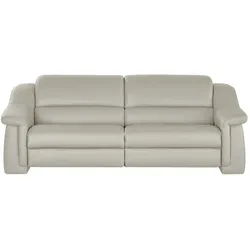 himolla Ledersofa  1501 ¦ grau ¦ Maße (cm): B: 232 H: 84 T: 106