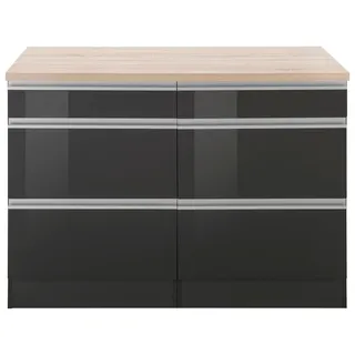 kochstation Unterschrank »KS-Ohio«, Breite 120 cm grau