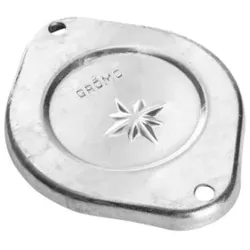 Ersatz-Reinigungsdeckel Grömo für Standrohr, Stahl verzinkt, verschiedene Größen (Ausführung: Ø 125mm)