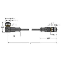Turck Verbindungsleitung WKC4.4T-1 #6630932