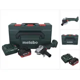 Metabo W 18 L BL 9-125 Akku Winkelschleifer 18 V 125 mm Brushless + 1x Akku 10,0 Ah + Ladegerät + metaBOX