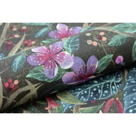 Rasch Textil Vliestapete Curiosity 10,05 m x 0,53 m 0 g Türkis/Lila/Schwarz 538236
