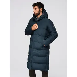 Ombre Wintermantel blau M