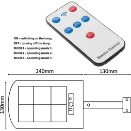 Maclean Brackets Solar Straßenlaterne MCE446