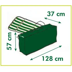 vidaXL Nature Schutzhülle für Outdoor-Kissen 128x57x37 cm