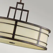 Elstead Lighting Fusion 3-flg. Ø 53,3 cm bronze