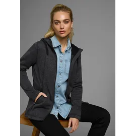POLARINO Strickfleecejacke anthrazit 44/46