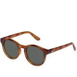 LE SPECS HEY MACARENA Unisex-Sonnenbrille Vollrand Rund Kunststoff-Gestell, braun
