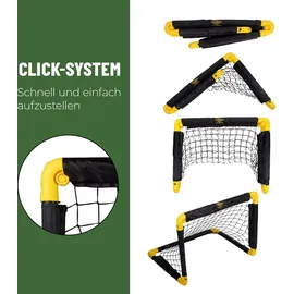Umbro Fußballtor Schwarz/Gelb 50 x 44,5 x 44,5 cm