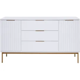 Jahnke »CARVE SB 150«, (1 St.), Sideboard, raffiniertes Design, edler Gold-Look, Breite 150 cm