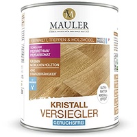 Mauler Treppen und Parkettlack Matt Unsichtbar Versiegelung - Kristall Versiegler 2,5L Extrem Schutz Krätzer, Flecken, Abnützung, ECOLABEL, Geruch : Sehr gering Profi Qualität