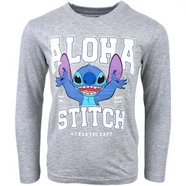 Lilo & Stitch Langarmshirt Disney Lilo & Stitch in Grau | Gr.: 116