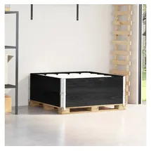 vidaXL Paletten-Aufsatzrahmen 100 x 100 x 41 cm Schwarz