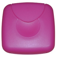 Tampon Aufbewahrung/Tampon Box/Dose für Tampons, Kondome oder Pflaster - Binden und Slipeinlagen (Pink)