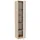 matkam Schmaler Schrank 40 x 182 x 35 cm Sonoma Eiche/Weiß
