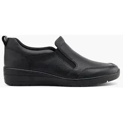Komfort Slipper - Damen - schwarz