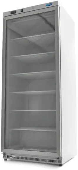 Gefrierschrank - 600L - Weiß - mit Glastür