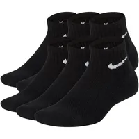 Nike Everyday Cushioned Ankle-Socken 6er Pack Schwarz/Weiß 38-41