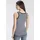 delmao Tanktop DELMAO, Damen, Gr. 40/42, blau (marine, weiß), Obermaterial: 100% Baumwolle, geringelt, gestreift, unifarben, Basic, sehr figurbetont hüftlang, Rundhals, Tops Tanktop, in unterschiedlichen Varianten