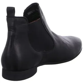 THINK! Damen Guad_3-000414 nachhaltige, Leder gefütterte Chelsea-Boots, 0000 Schwarz 39,5