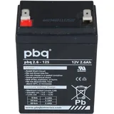 PBQ Bleiakku 12 Volt 2600 mAh 1 St.