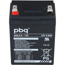 PBQ Bleiakku 12 Volt 2600 mAh 1 St.