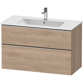 Duravit Waschtischunterschrank 2 Auszüge 101 x 62,5 x 46,2 cm Eiche Marmoriert