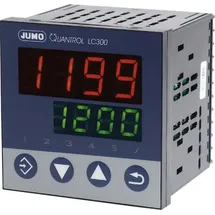 Jumo Quantrol LC300 Temperaturregler L, J, T, K, E, N, S, R, Pt100, Pt1000, KTY Relais 3A (L x B x H) 80 x 96 x 96mm