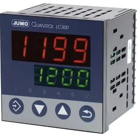 Jumo Quantrol LC300 Temperaturregler L, J, T, K, E, N, S, R, Pt100, Pt1000, KTY Relais 3A (L x B x H) 80 x 96 x 96mm