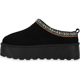 VAN HILL Pantoffeln Schwarz 39