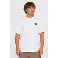 T-Shirt O'NEILL "O'RIGINALS SURF SHOP T-SHIRT", Herren, Gr. XXL, weiß (snow weiß), Obermaterial: 100% Baumwolle, sportlich, Shirts
