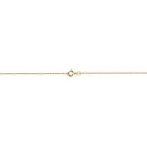 FIRETTI Fußkette FIRETTI "Schmuck Geschenk Gold 333 / 585 Körperschmuck Ankerkette diamantiert" Gr. 25, gold (gelbgoldfarben), Fußketten, Damen, 25, Gelbgold 333, Made in Germany
