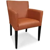 Breite Esszimmerstühle mit Armlehnen Echtleder Stuhl Sessel Echt Leder stühle