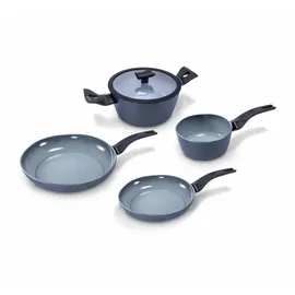 moneta Aria Topf-Set 5-tlg. Kochtopf + Bratpfanne + Stieltopf + Deckel