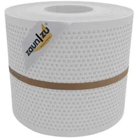 zaunzu® Sichtschutzstreifen 26 m x 19 cm x 0,1 cm Weiß Metall