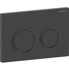 Geberit Omega20 Betätigungsplatte Schwarz matt