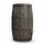 Prosperplast Regentonne 500 l 78 x 78 x 118 cm braun