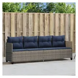 vidaXL Sonnenliege 200 x 70 x 30 cm Grau