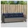 vidaXL Sonnenliege 200 x 70 x 30 cm Grau