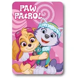 COFI Paw Patrol Fleecedecke für Kinder – Skye und Everest, Komfort in 140 x 100 cm