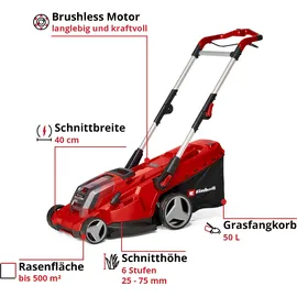Einhell Rasarro 36/40 inkl. 2 x 4,0 Ah Akku