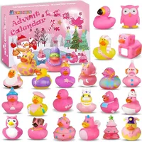 Luxuskollektion Adventskalender 2024 Kinder mit 24 Gummienten - Geschenk