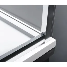 Polysan Easy Line Eck-Duschkabine mit Schiebetür verschiedene Größen 100 x 190 cm 1015EL3415